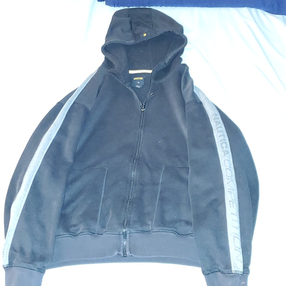 Mens Nautica zipper Hoodie